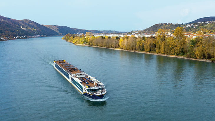 An aerial view of Spirit of the Rhine